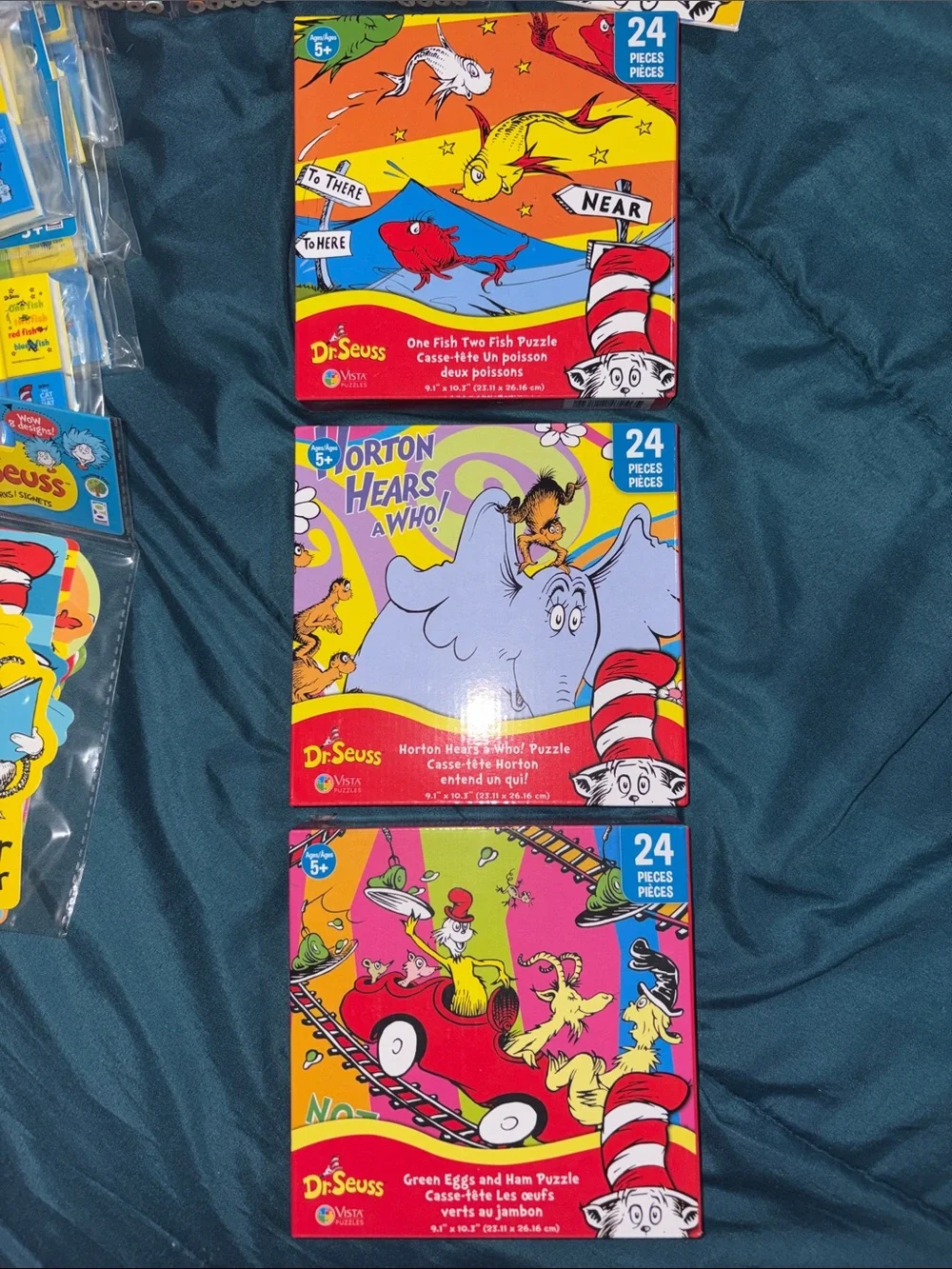 Dr. Seuss Party Favor / School supplies 8+ lbs colors, sharpeners, stickers, etc